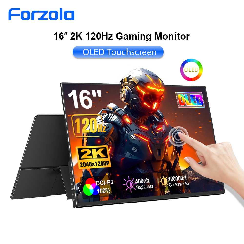 Pc Gaming Second - FORZOLA 2K OLED Touch Monitor 16