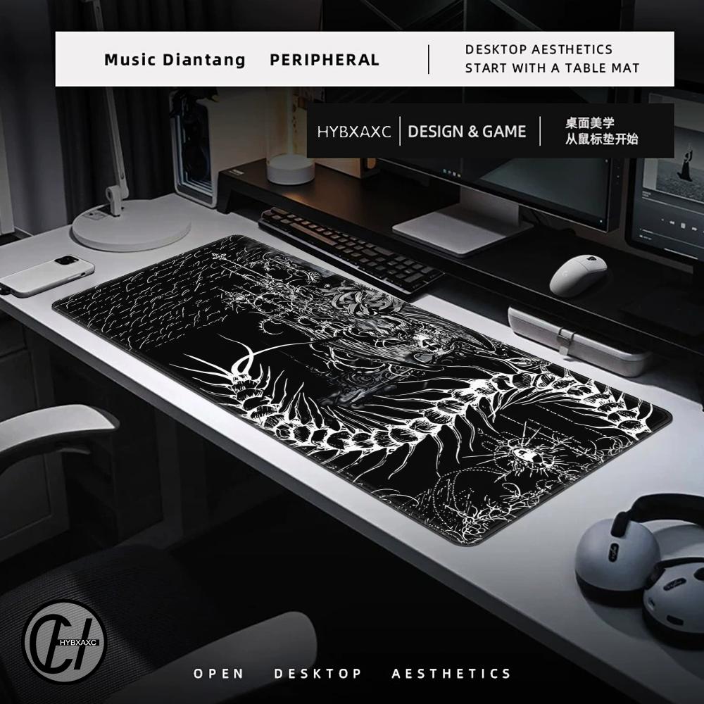 Black White Cybersigilism Desk - Pc Gaming White ulasan dan harga