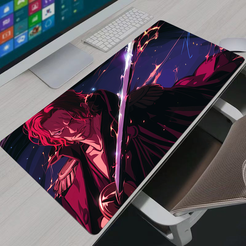 One Piece Shanks Mouse Pad Lar - Pc Gaming Keyboard And Mouse ulasan dan harga