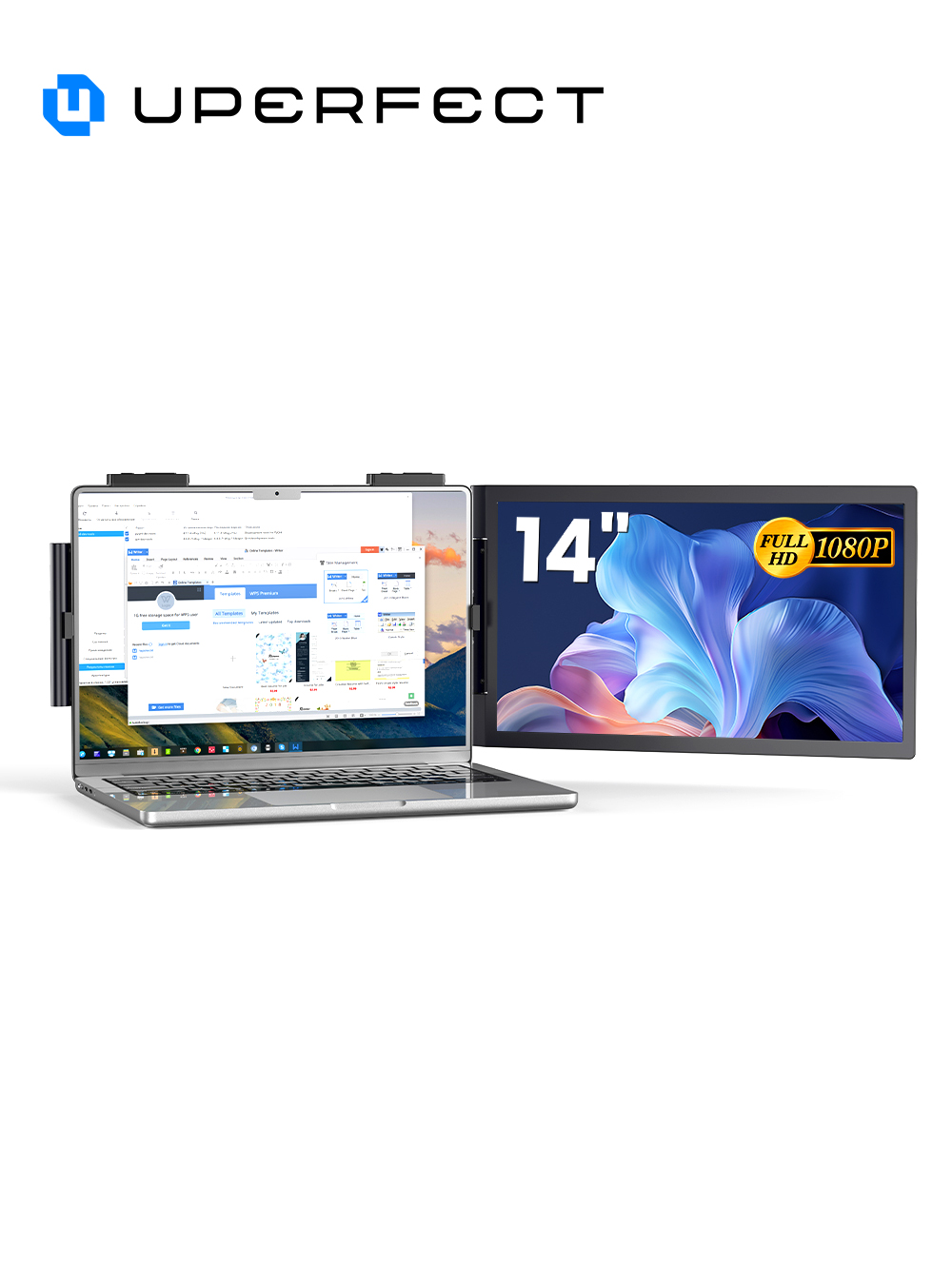 UPERFECT 14'' Portable Monitor - Pc Gaming Y60 ulasan dan harga