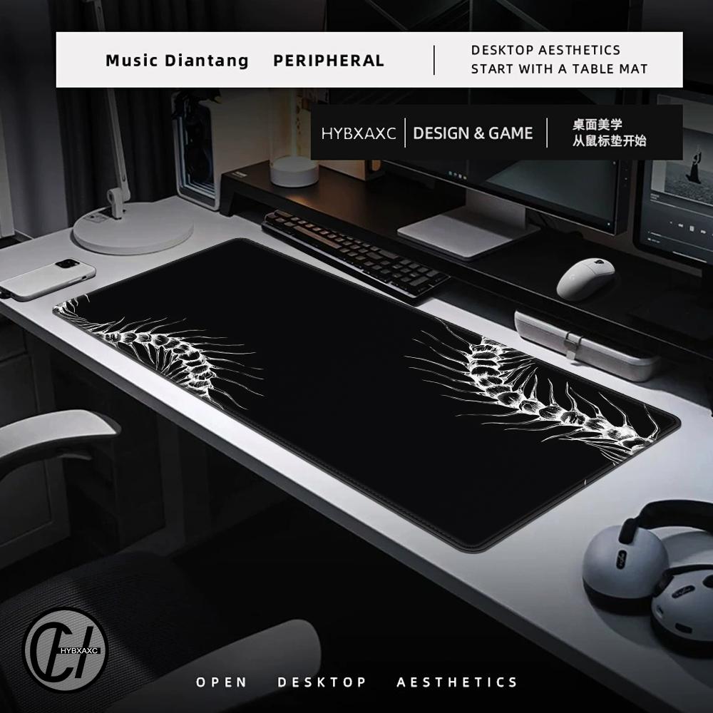Black White Gothic Mouse Pad L - Pc Gaming White ulasan dan harga