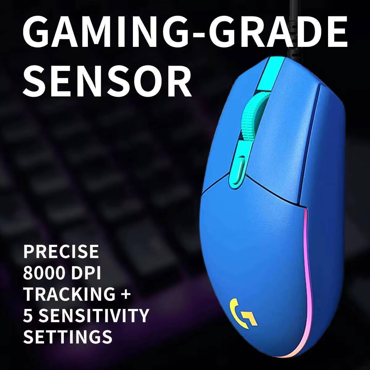 Logitech G203 wired gaming mou - Pc Gaming Center ulasan dan harga