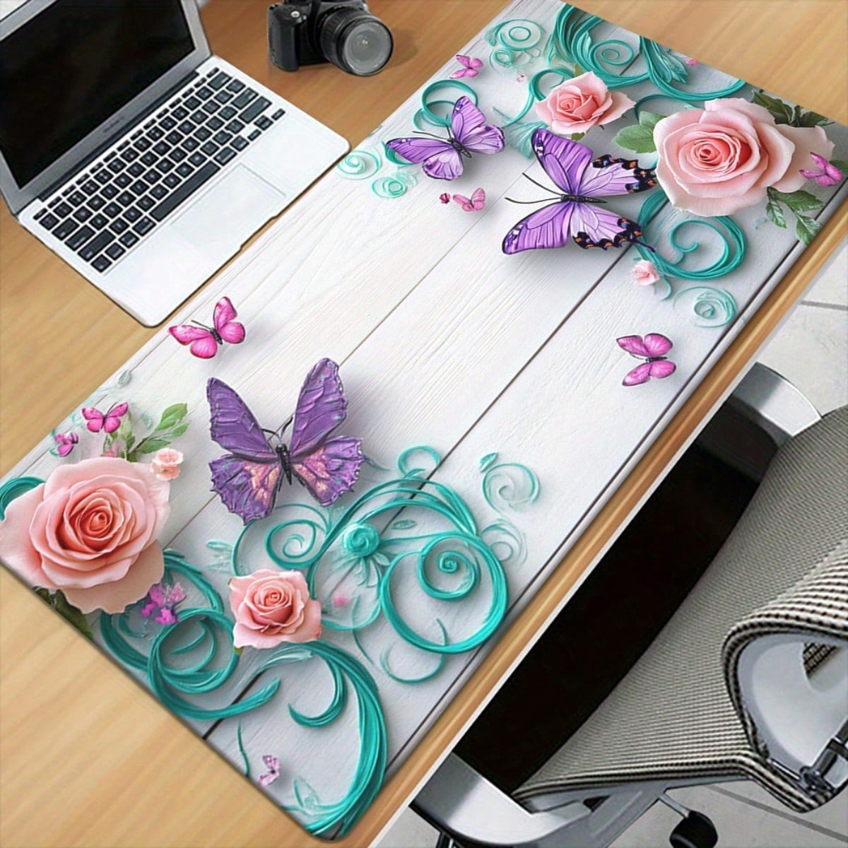 1pc Non-Slip Mouse Pad & Desk  - Pc Gaming Pink ulasan dan harga