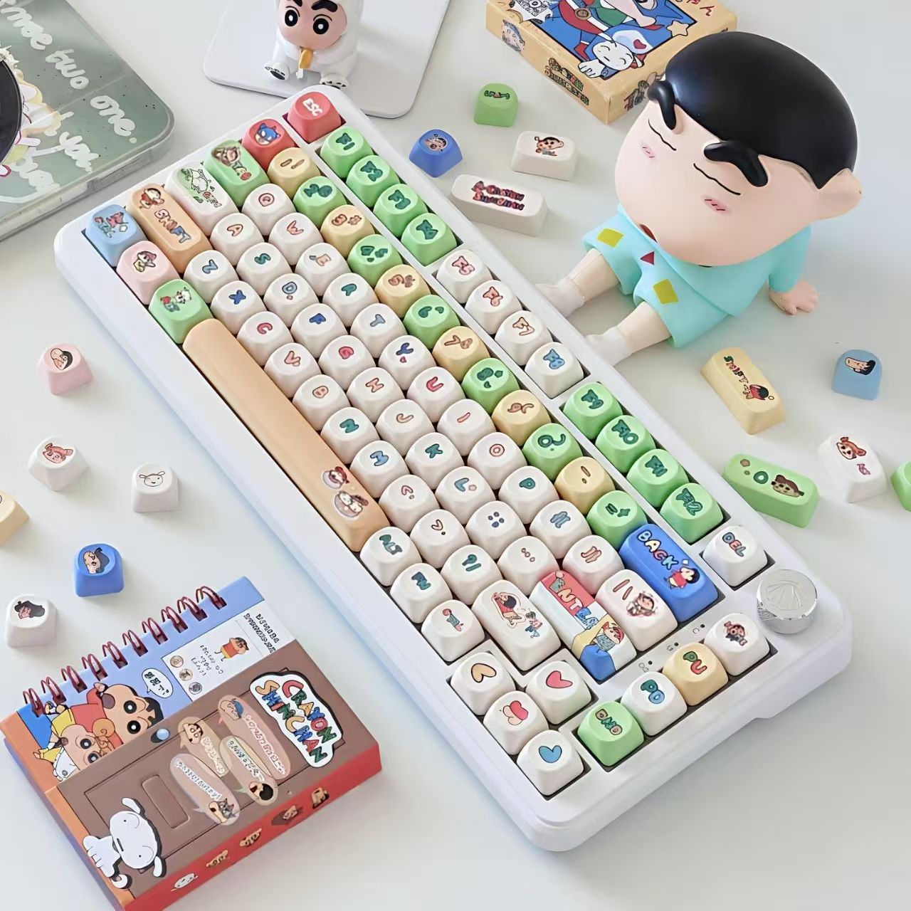 Crayon Shin-chan MOA Keycap Cu - Mechanical Keyboard ulasan dan harga