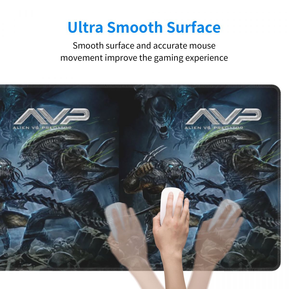 Large Mouse Pad Alien Vs Preda - Pc Gaming Vs Laptop Gaming ulasan dan harga