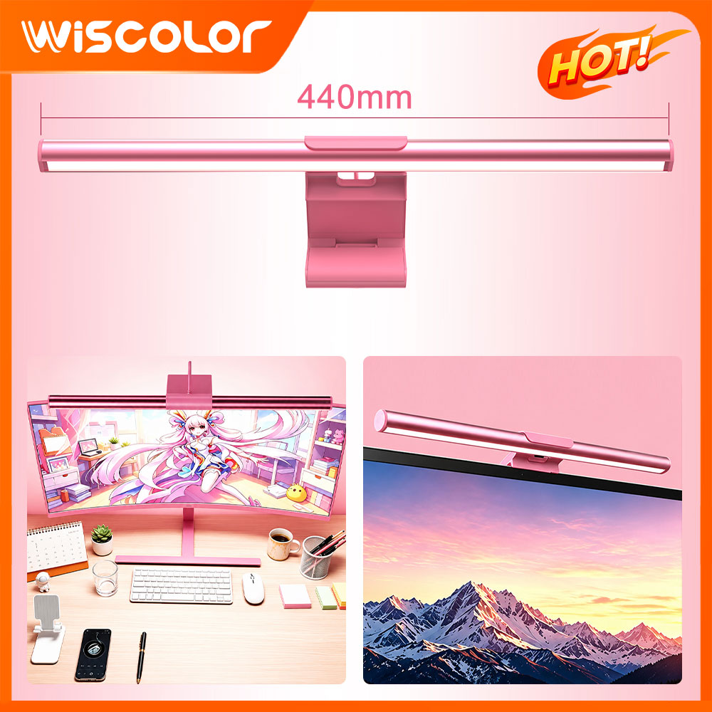 Monitor Light Bar Led Lights S - Pc Gaming Pink ulasan dan harga