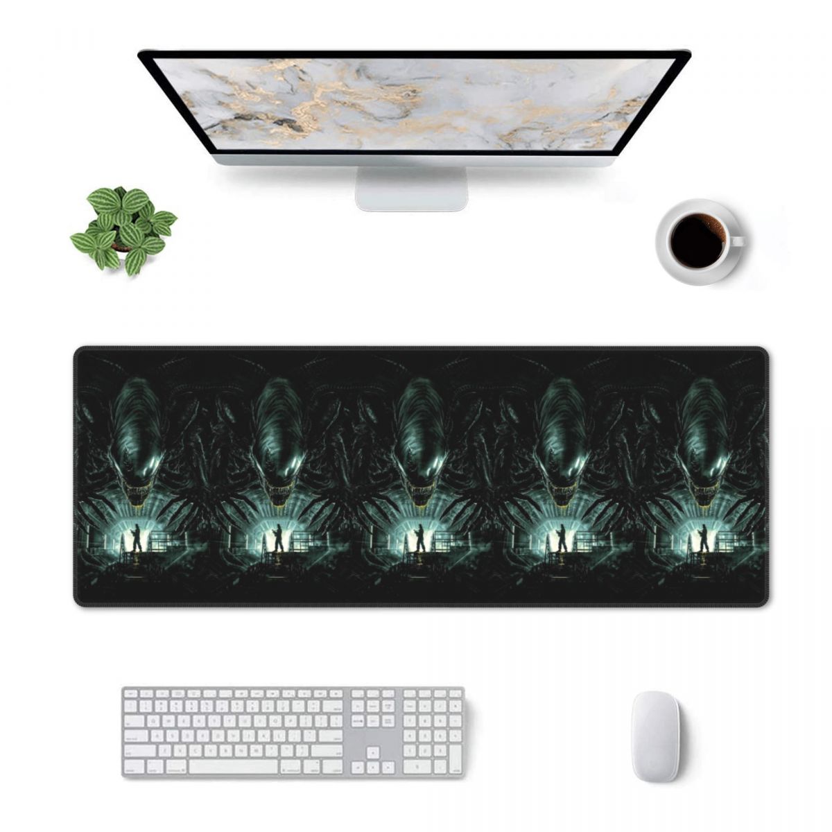 Large Mouse Pad Alien Vs Preda - Pc Gaming Vs Laptop Gaming ulasan dan harga