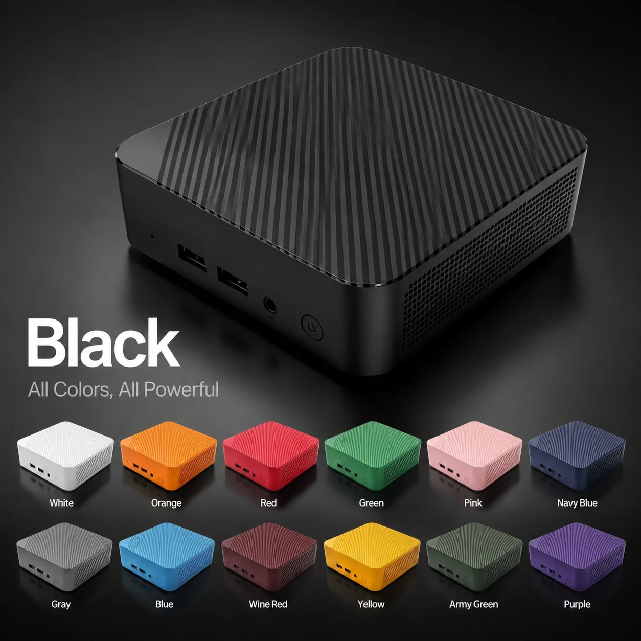High-Performance Color Mini PC - Pc Gaming Video ulasan dan harga