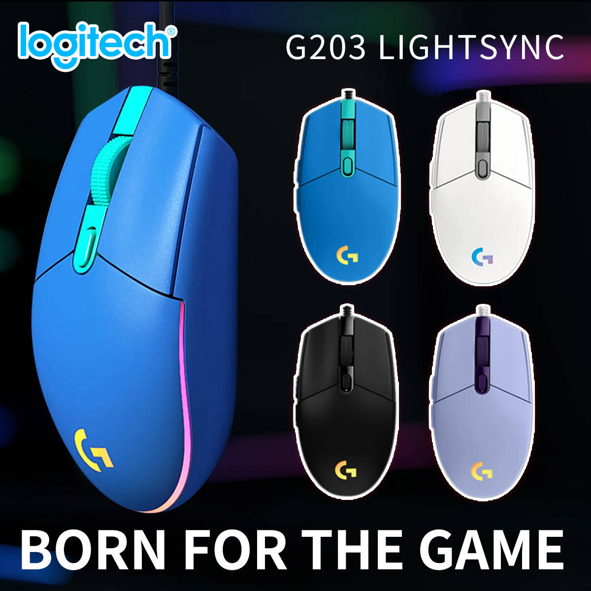 Logitech G203 Wired Gaming Mou - Pc Gaming Entry Level ulasan dan harga