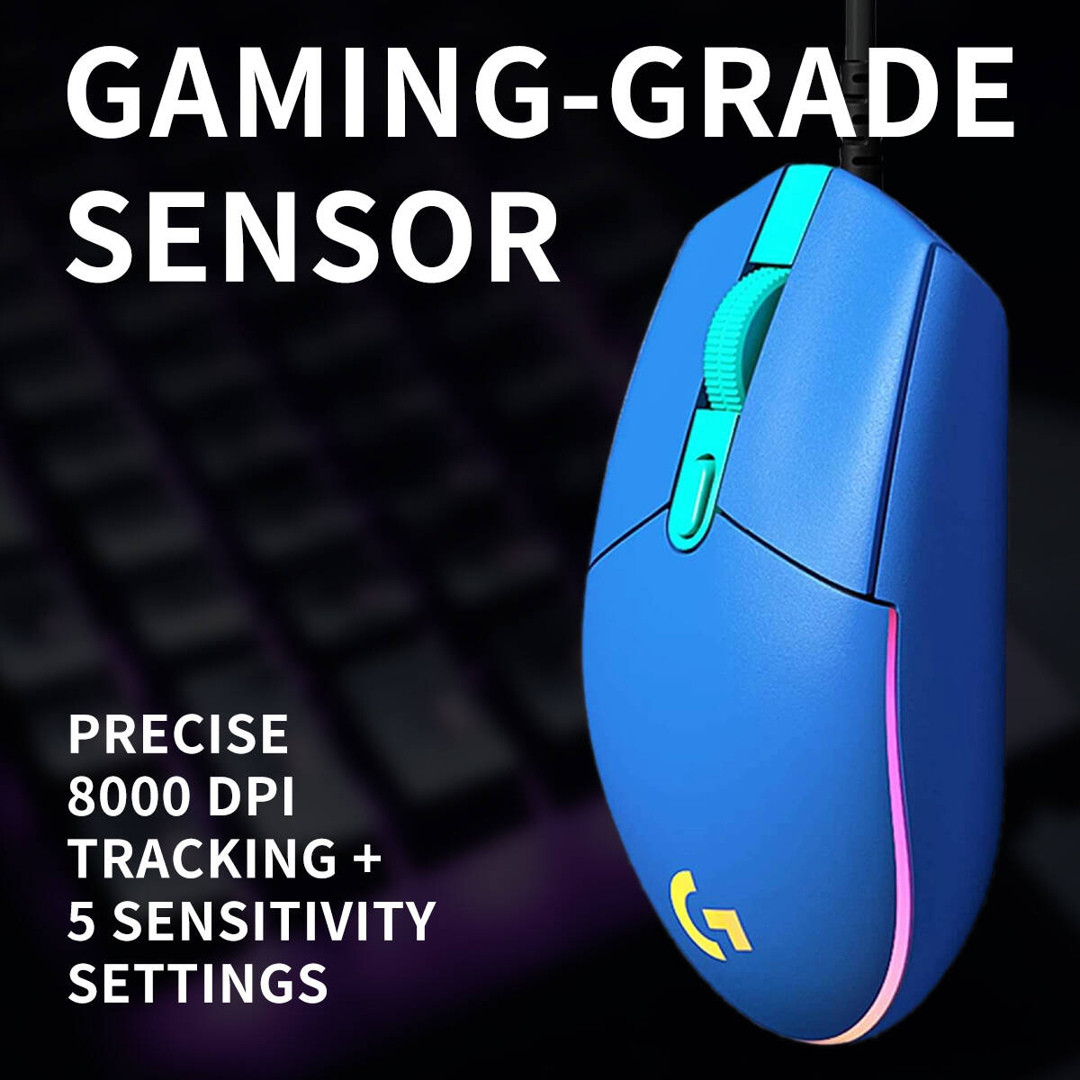 Logitech G203 Wired Gaming Mou - Pc Gaming Entry Level ulasan dan harga