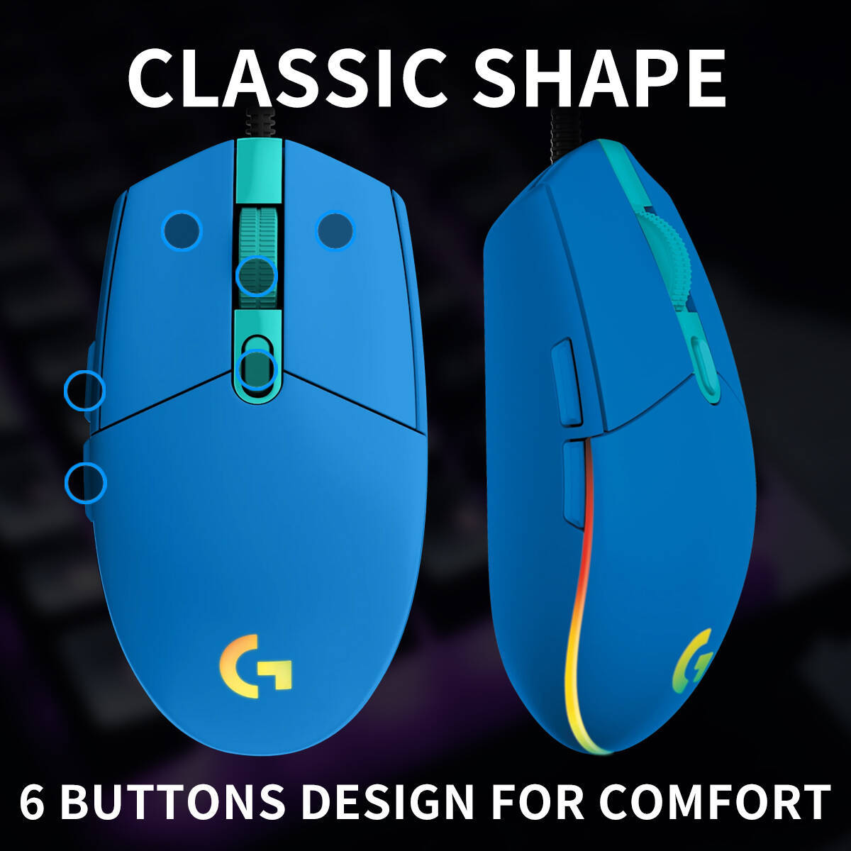 Logitech G203 Wired Gaming Mou - Pc Gaming Entry Level ulasan dan harga