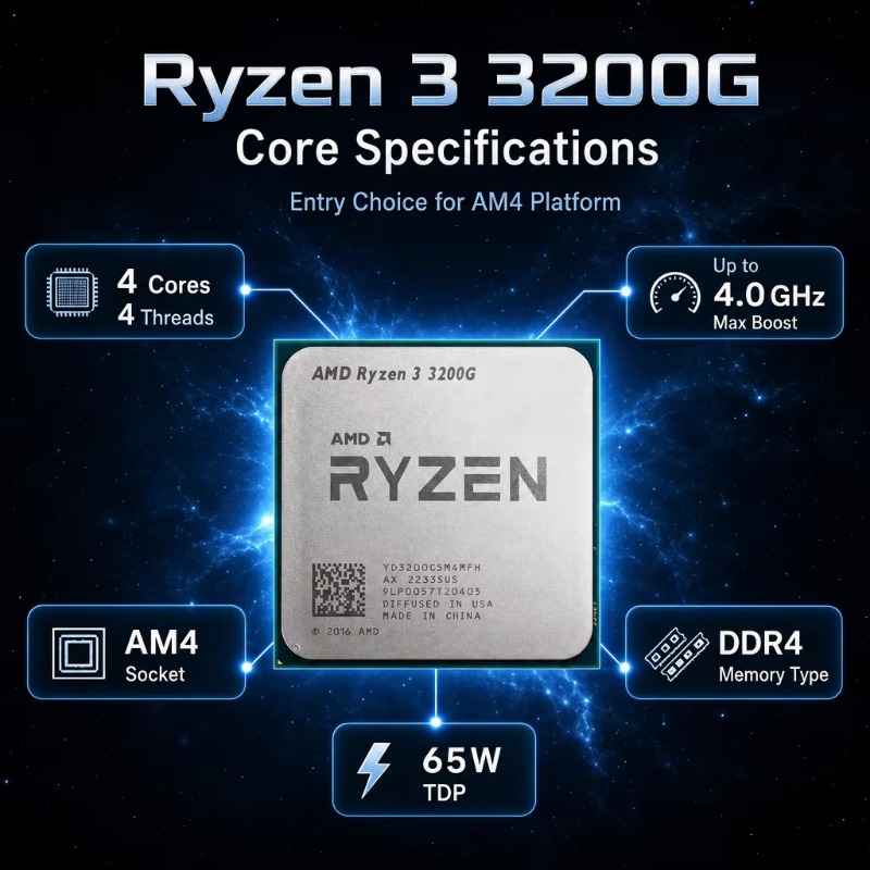 Entry Level Desktop APU 4 Core - Pc Gaming Entry Level ulasan dan harga